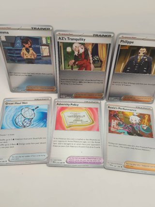 Lote 6 Cartas Entrenador TCG Reverse Holo