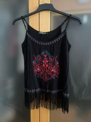 Camiseta tirantes Kookai bordada S