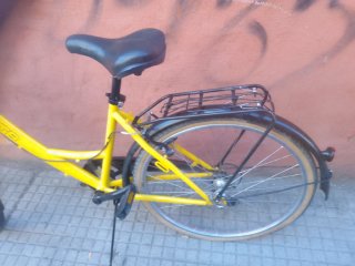 Bicicleta Amarilla Mujer