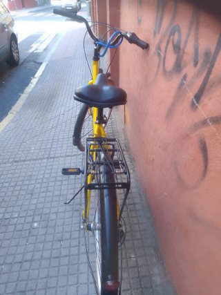 Bicicleta Amarilla Mujer