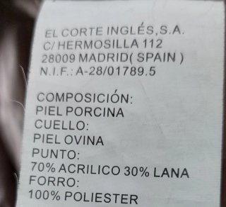 Cazadora de piel para hombre