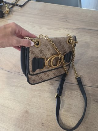 Bolso Guess Marrón y Dorado