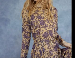Vestido Boho Slowlove Beige/Morado
