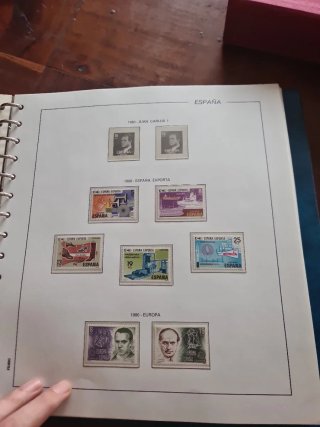 Álbum sellos Filabo 1980 Corona Dorada
