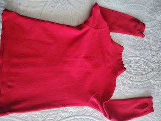 Polo niño Benetton rojo