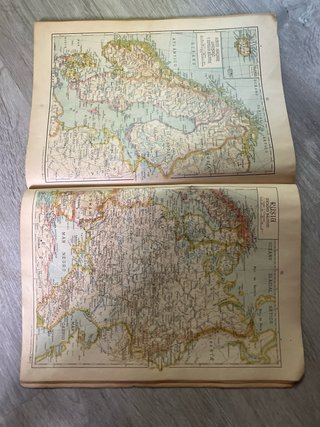 Láminas antiguas de cosmografía y mapas