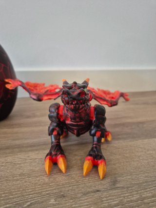 Mega Bloks Huevo Dragón con Figura