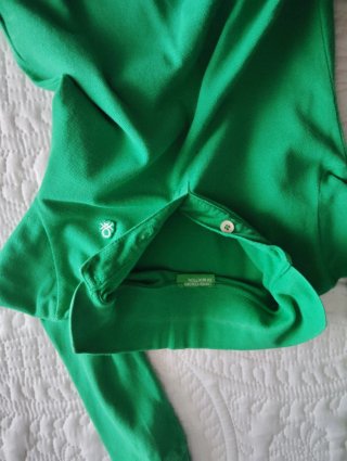 Polo Benetton niño verde