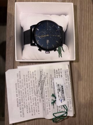 Reloj Lacoste Hombre 2011484 Acero negro