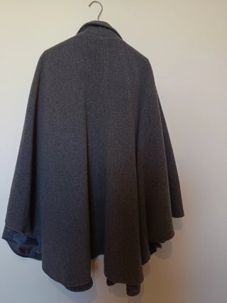 Mantella/Cappa donna grigia 30% lana