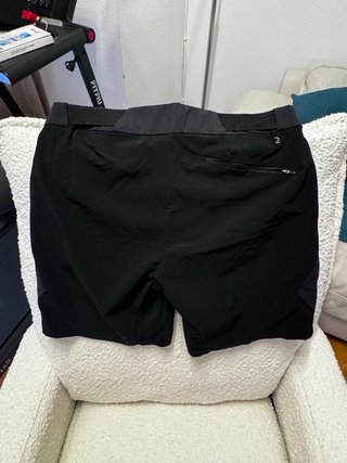 Pantalón Corto Trekking Hombre Gris/Verde
