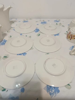 Servizio Tè Vintage Porcellana Fiorito
