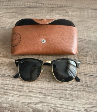 Gafas Ray-Ban Clubmaster Negras Doradas