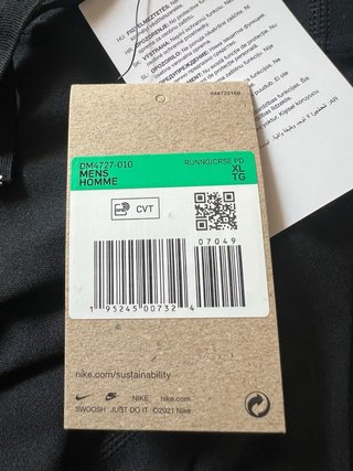 Mallas Nike Dri-FIT Fast DM4727-010 Talla XL