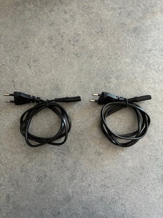 2 x Cavo di alimentazione 220V C7