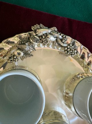 Set caffè placcato argento
