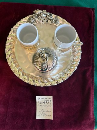 Set caffè placcato argento