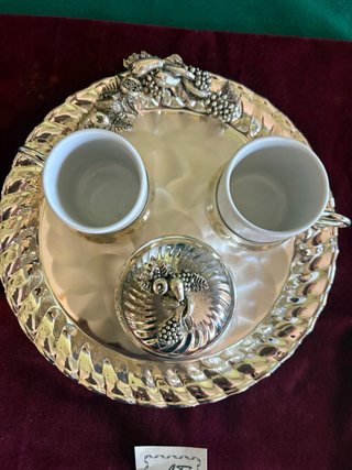 Set caffè placcato argento