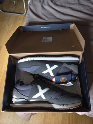 Zapatillas Munich Azul/Gris