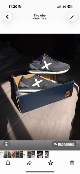 Zapatillas Munich Azul/Gris
