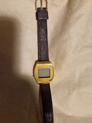 Orologio Bulova Quartz Multi-Function LCD Vintage