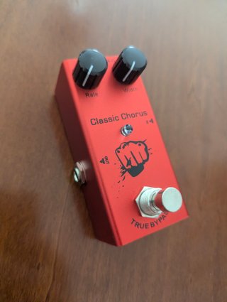 Classic Chorus Pedale Chitarra Rosso