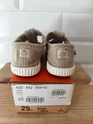Zapatillas Lona Victoria Talla 25