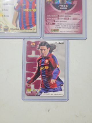 Lote 3 Cromos Messi FC Barcelona