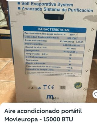 Aire Acondicionado Portátil + Bomba calor inverno
