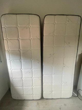 Mueble cama 160x200cm con colchones