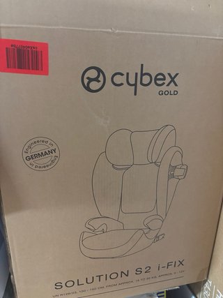 Silla de coche CYBEX Solution S2 Fix •Moon Black•