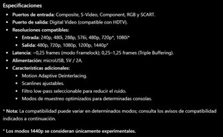 RetroTINK 5X Pro Upscaler. Escalador Premium