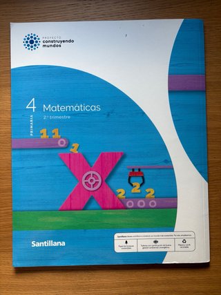 Libro Santillana Matematicas 4 Primaria.