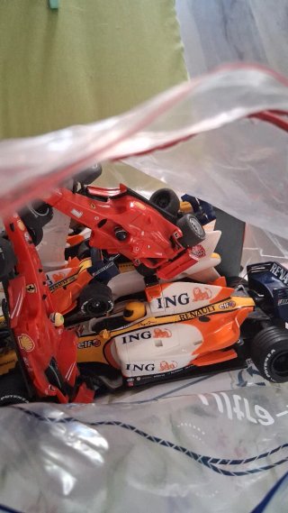Lote 5 coches de carreras Scalextric
