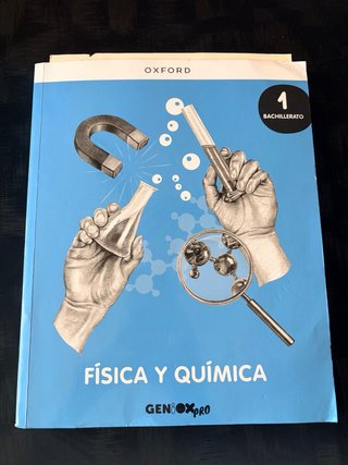 Libro Física y Química 1 Bachillerato. GENiOX PRO