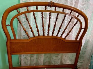Cama de madera maciza de 90cm + somier Bodyflex