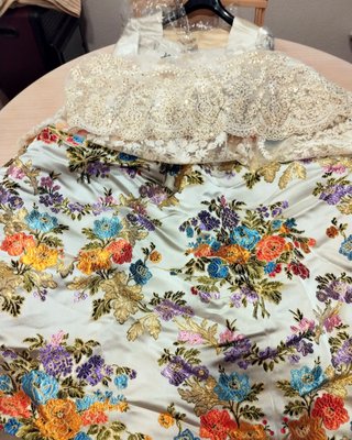 Traje de fallera completo con complementos