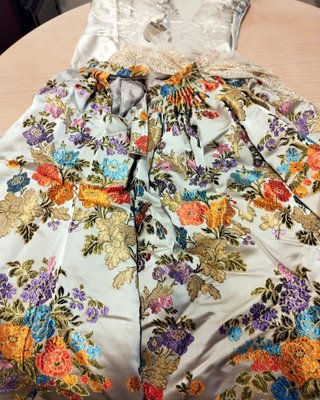 Traje de fallera completo con complementos