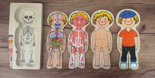 Puzzle Cuerpo Humano Madera