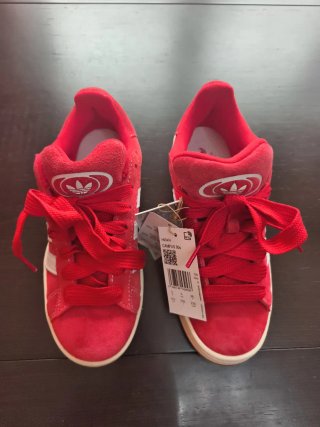 Adidas Campus 00s Talla 38 Rojo/Blanco