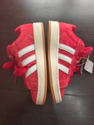 Adidas Campus 00s Talla 38 Rojo/Blanco