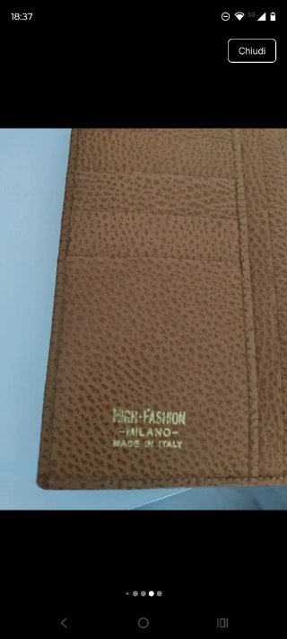 Portafoglio donna pelle marca High Fashion Milano