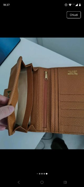 Portafoglio donna pelle marca High Fashion Milano