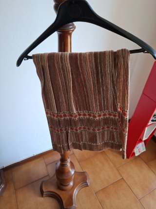 Completo donna marrone e rosso vintage