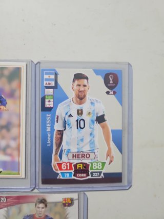 Lote 3 cromos Messi F.C. Barcelona
