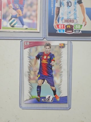 Lote 3 cromos Messi F.C. Barcelona