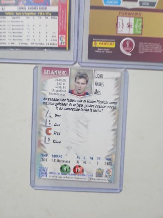 Lote 3 cromos Messi F.C. Barcelona
