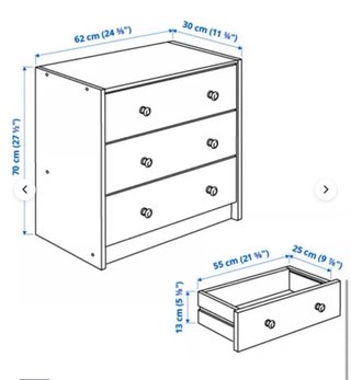 Cómoda de pino IKEA