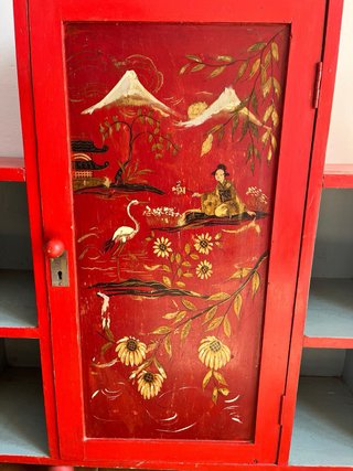 Conjunto Muebles Oriental Rojo