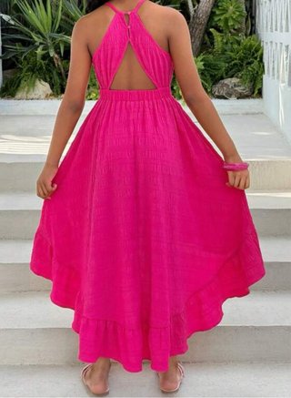Vestido de terciopelo y tul para baile/actuaciones